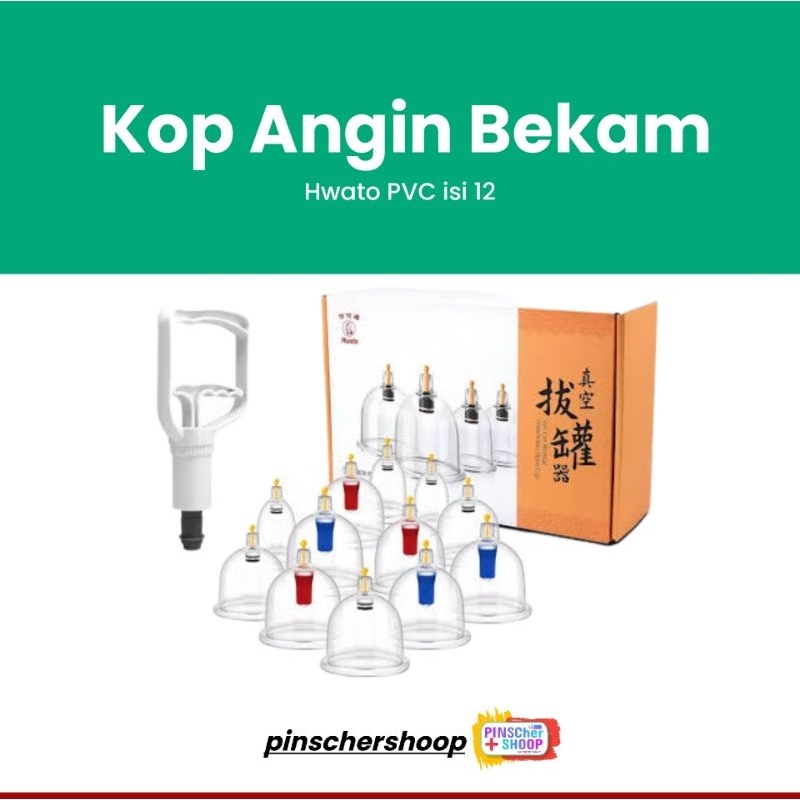 Jual Alat Bekam Terapi Kop Angin Tradisional Hwato Isi 12 Pcs Shopee