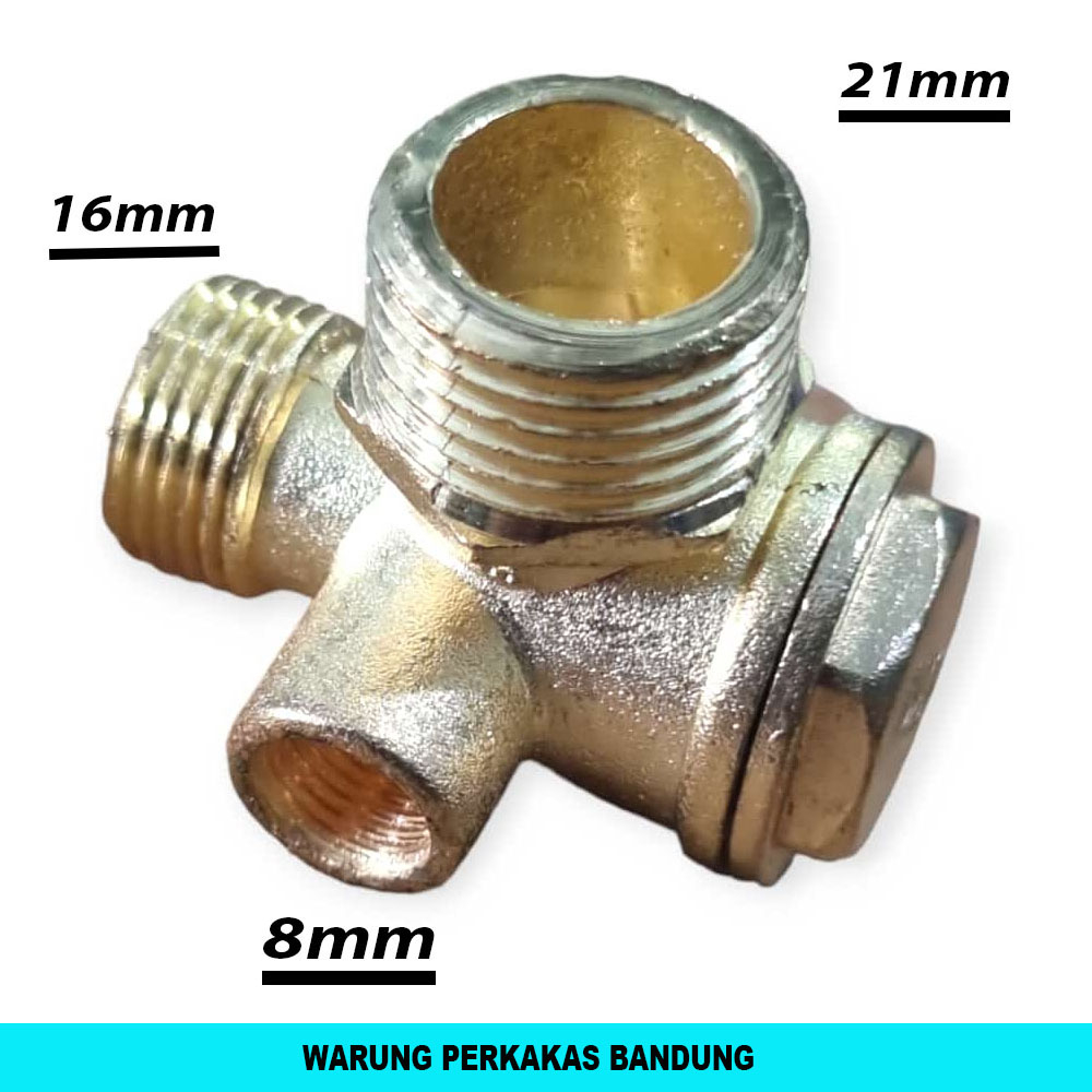 Jual H&L One Way Valve Katup Female Nepel Besar Drat Dalam Kompresor NO ...