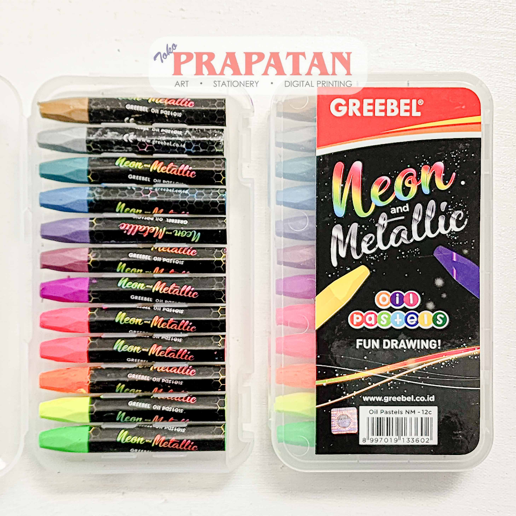 Neon Metallic Oil Pastels