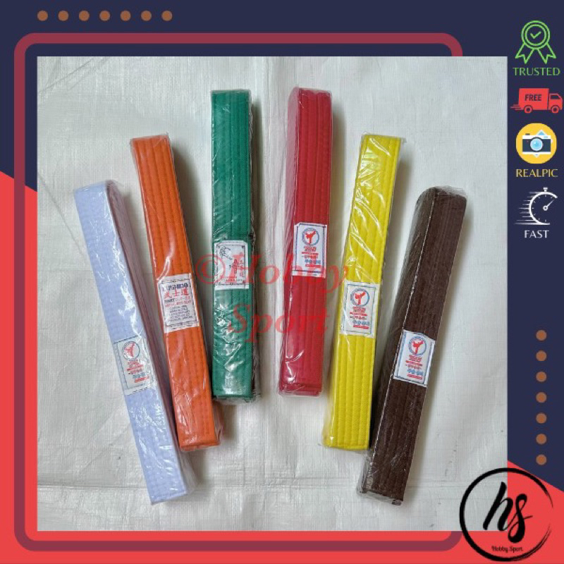 Jual Sabuk Karate Beladiri Bushido Polos Taekwondo Judo Silat Aikido ...