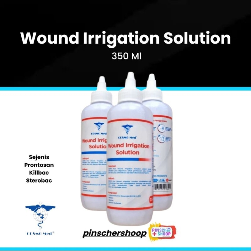 Jual Wound Irrigation Solution 350 Ml Cosmomed Larutan Pencuci Luka