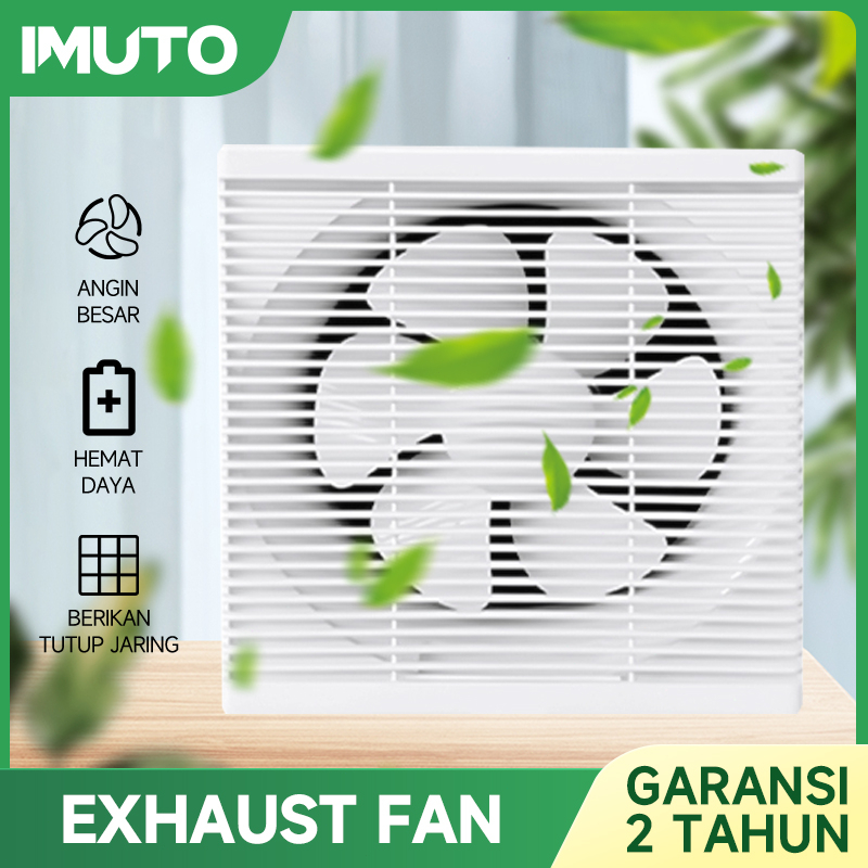 Jual IMUTO Exhaust Fan Kipas Angin Hexos Plafon 8 inch / 10 inch/12 ...
