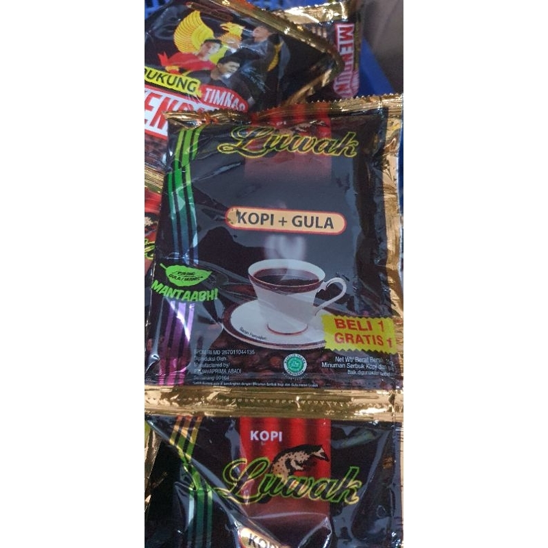 Jual kopi hitam luwak isi 18 sachet Shopee Indonesia