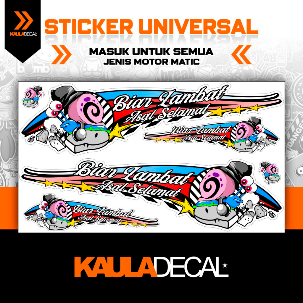 Jual STIKER STRIPING MOTOR ALL MATIC MOTIF 199 / UNIVERSAL MATIC ...