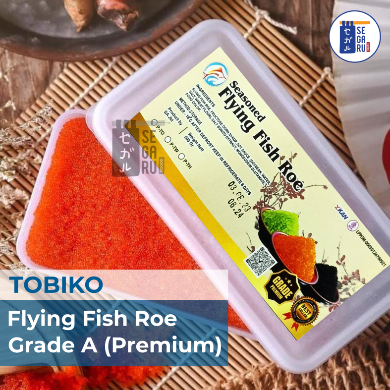 Tobiko Orange Flying Fish Roe | Kaviari | 70g