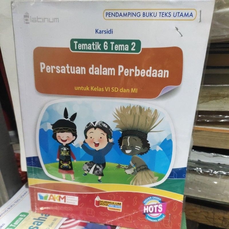 Jual TEMATIK 6 TEMA 2 PERSATUAN DALAM PERBEDAAN KELAS VI SD DAN MI AKM ...