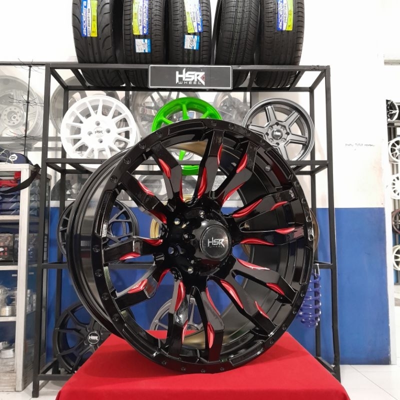 Jual Velg Mobil Offroad Hsr Burneh Ring 20 Pcd 6x139 Pajero Hilux ...