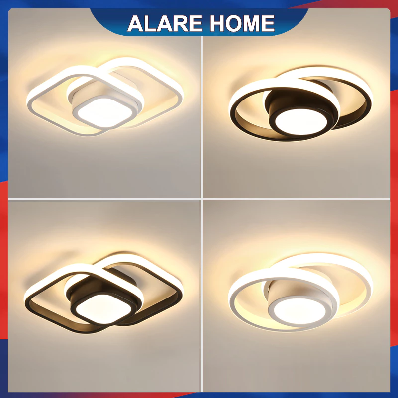 3 warna lampu plafon ruang tamu lampu gantung led modern ceiling light
