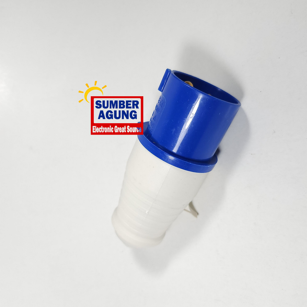 Jual Plug 3x16 Colokan Kaki Tiga 3 Pin 16A 16a Industri Industrial ...
