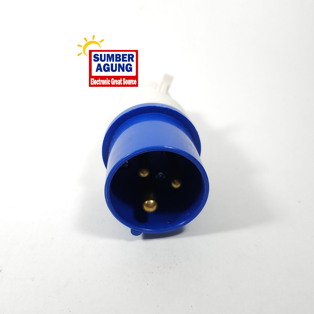 Jual Plug 3x16 Colokan Kaki Tiga 3 Pin 16A 16a Industri Industrial ...