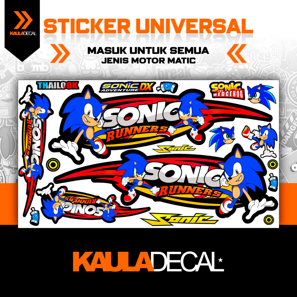 Jual STIKER STRIPING MOTOR ALL MATIC MOTIF 330 / UNIVERSAL MATIC ...