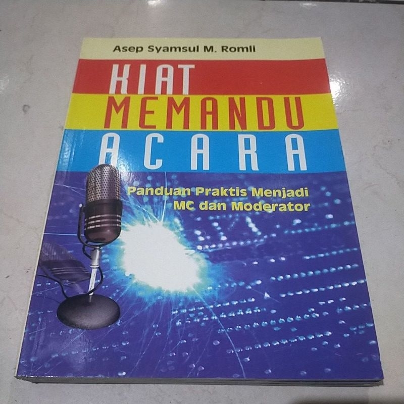 Jual BUKU HUMAS / MC / MODERATOR / PEMBAWA ACARA / HOST / KIAT MEMANDU ...