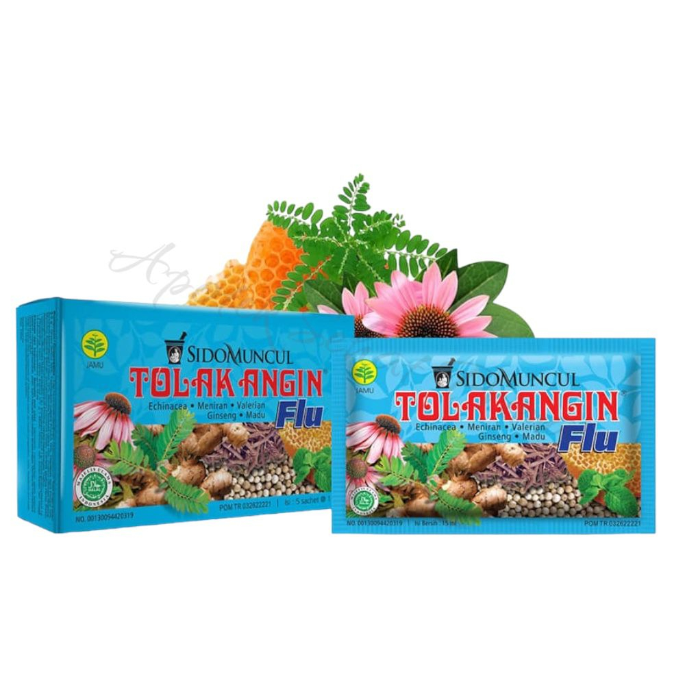 Mint Choco Tolak Angin gelato dengan warna biru cerah