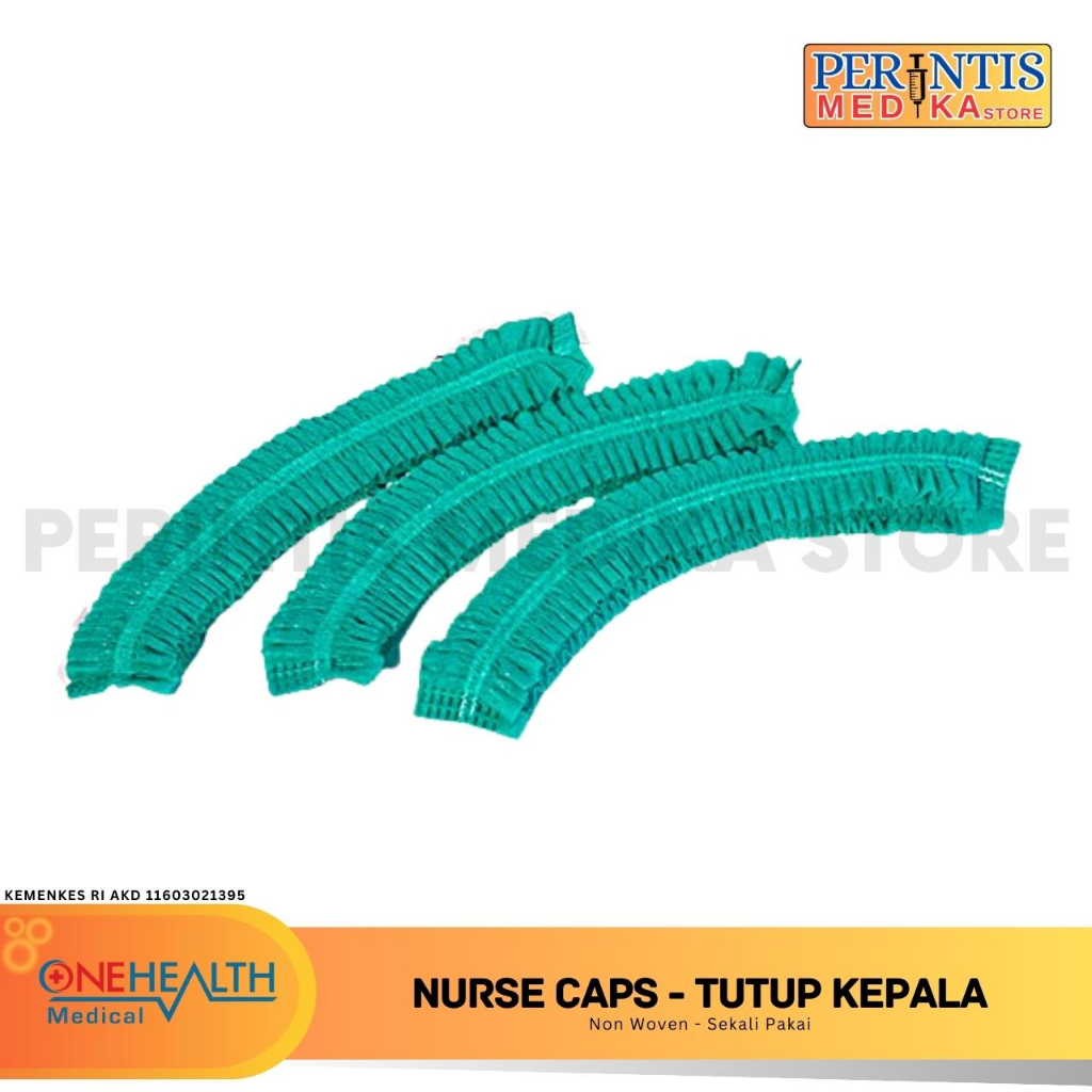 Jual Nurse Cap Ecer Disposable l Hair Net l Tutup Kepala Per Pcs ...