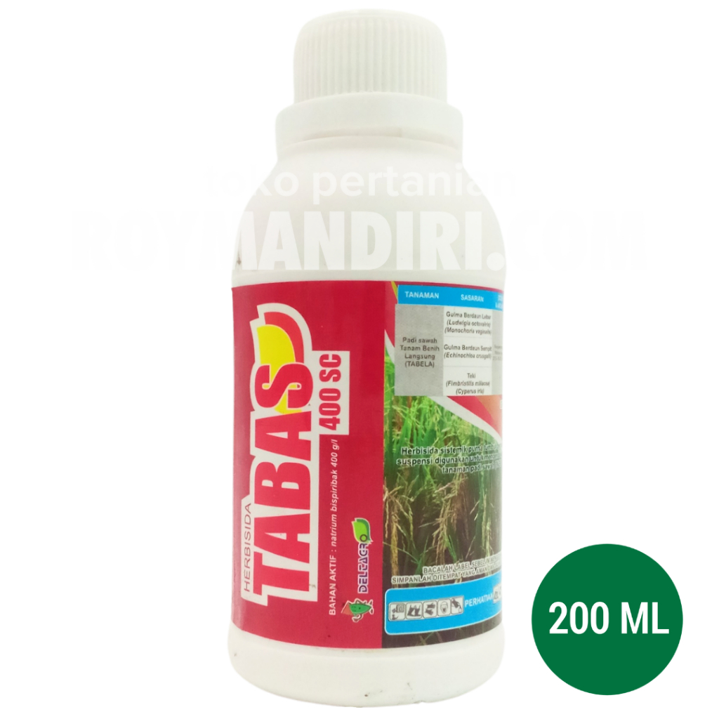 Jual Herbisida Tabas 400sc 200 Ml Shopee Indonesia