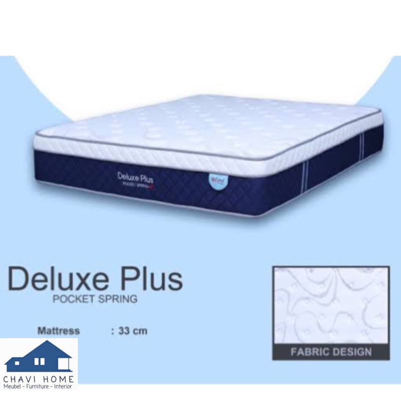 Jual Kasur springbed central deluxe plus pocket spring spring bed ...