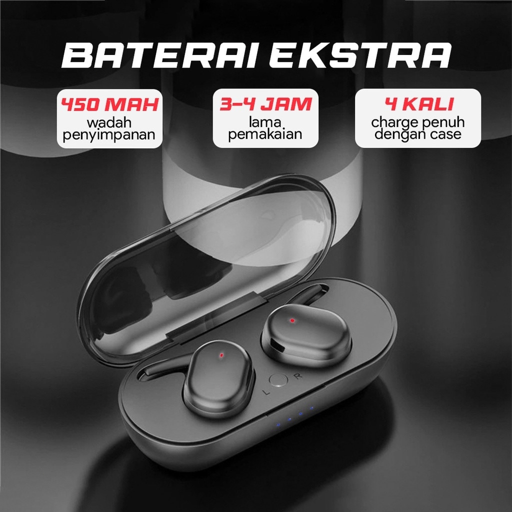 Jual (COD) Y30 TWS Bluetooth Headset Bluetooth TWS 5.2 Earphone