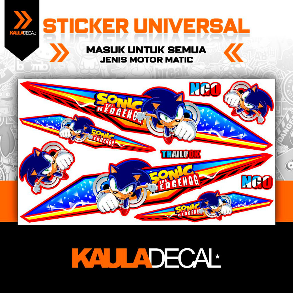 Jual STIKER STRIPING MOTOR ALL MATIC MOTIF 521 / UNIVERSAL MATIC ...