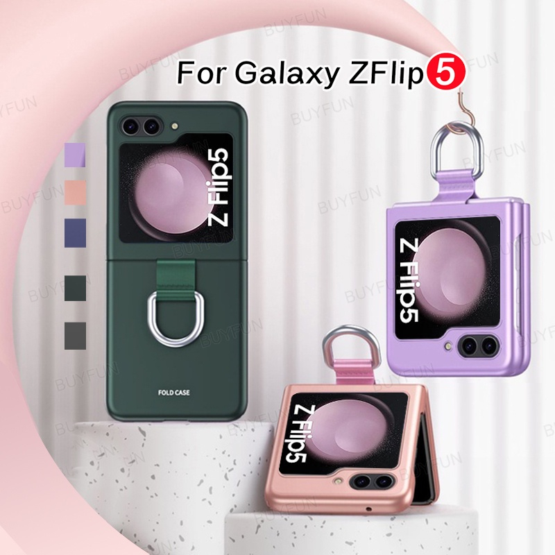 Jual Casing Samsung Galaxy Z Flip Flip Z Flip Hardcase Matte With Ring Silver Ultra Thin