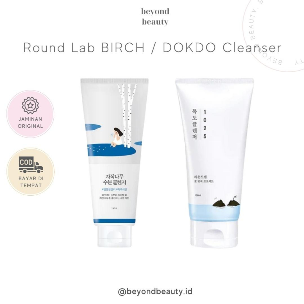 Jual ROUND LAB Birch Juice / 1025 Dokdo Moisturizing Cleanser 150ml Shopee Indonesia