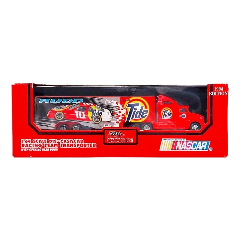 Jual Nascar No 10 Tide Ricky Rudd orange 1994 Edition Truck Transporter ...
