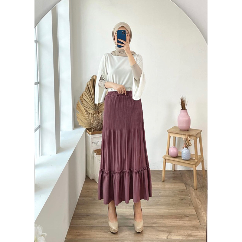 Jual ROK SUSUN CLARA ROK CANDA ROK TUTU TINGKAT ROK POLOS CANTIK KERJA ...