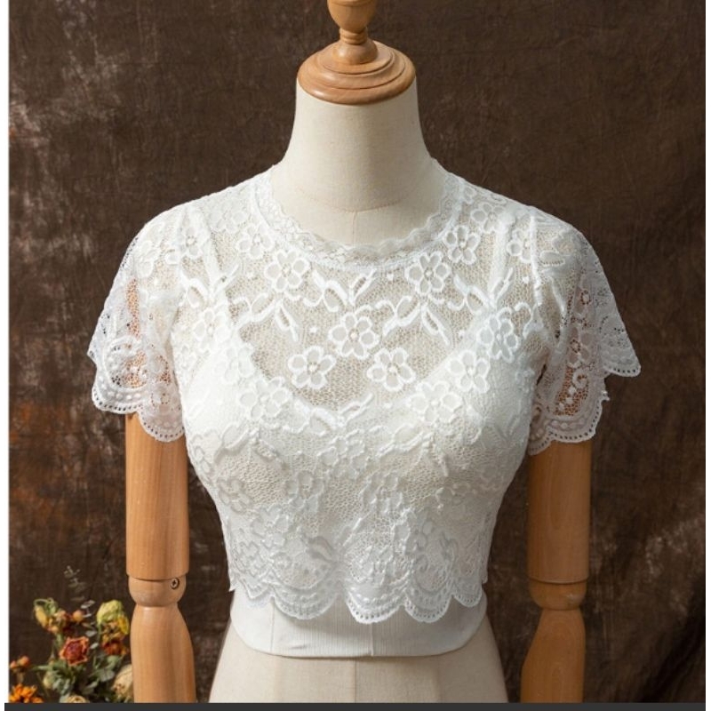 Jual Bolero Rajut Remaja Model Kaos Warna Putih | Shopee Indonesia
