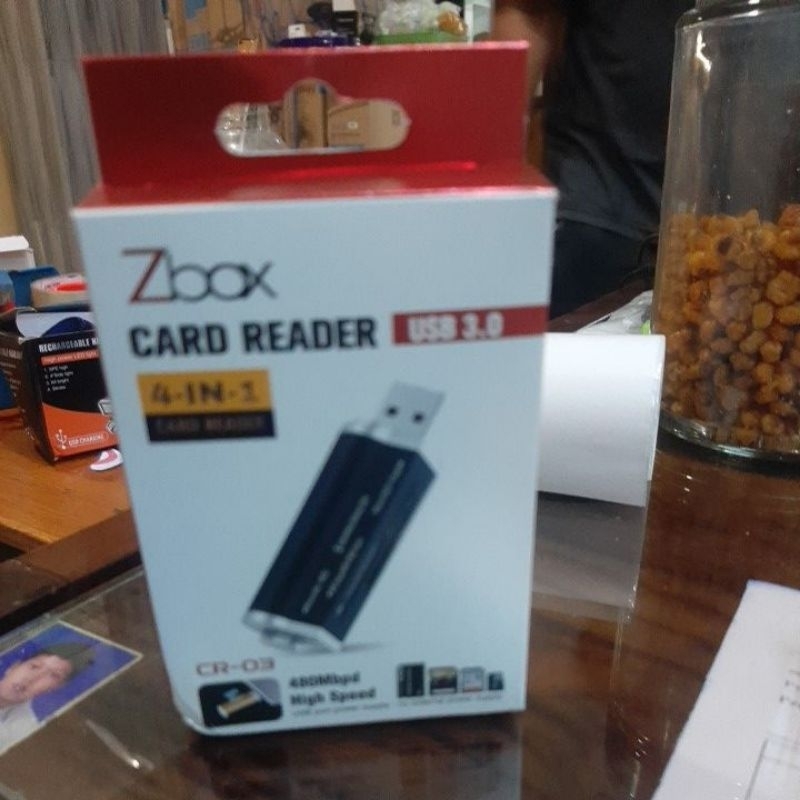Jual Card Reader Zbox CR03/CR02 ORIGINAL ZBOX | Shopee Indonesia