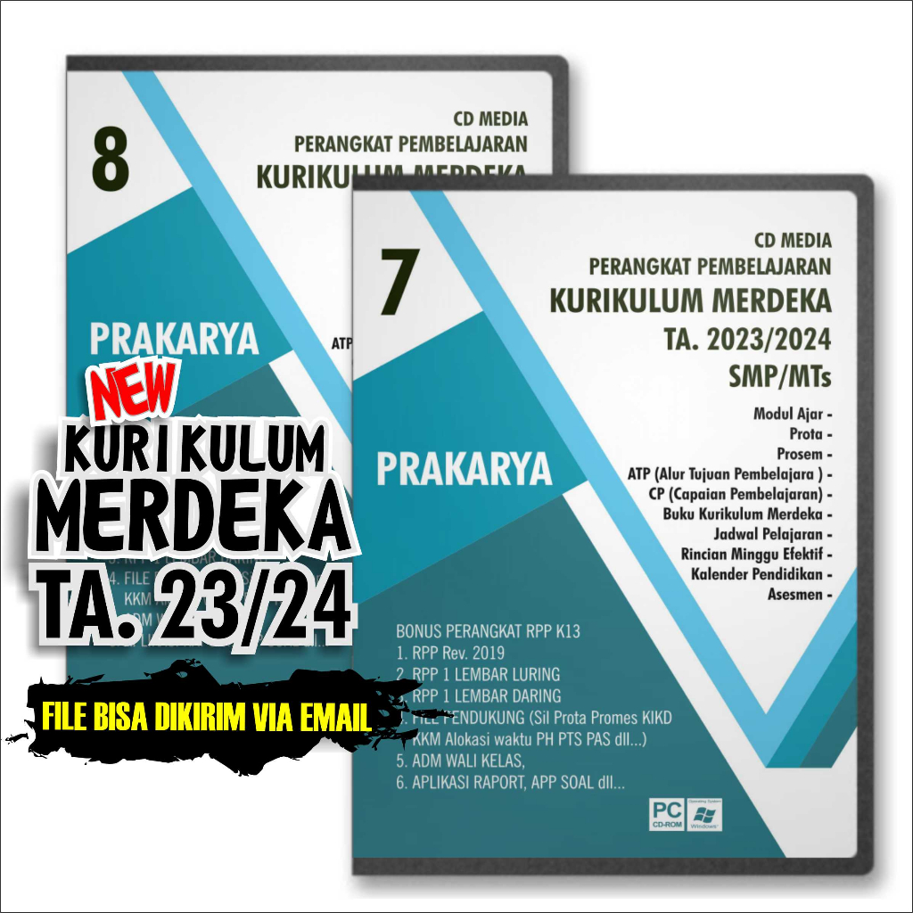 Jual CD PERANGKAT MODUL AJAR / RPP KURIKULUM MERDEKA (KUMER) PRAKARYA ...