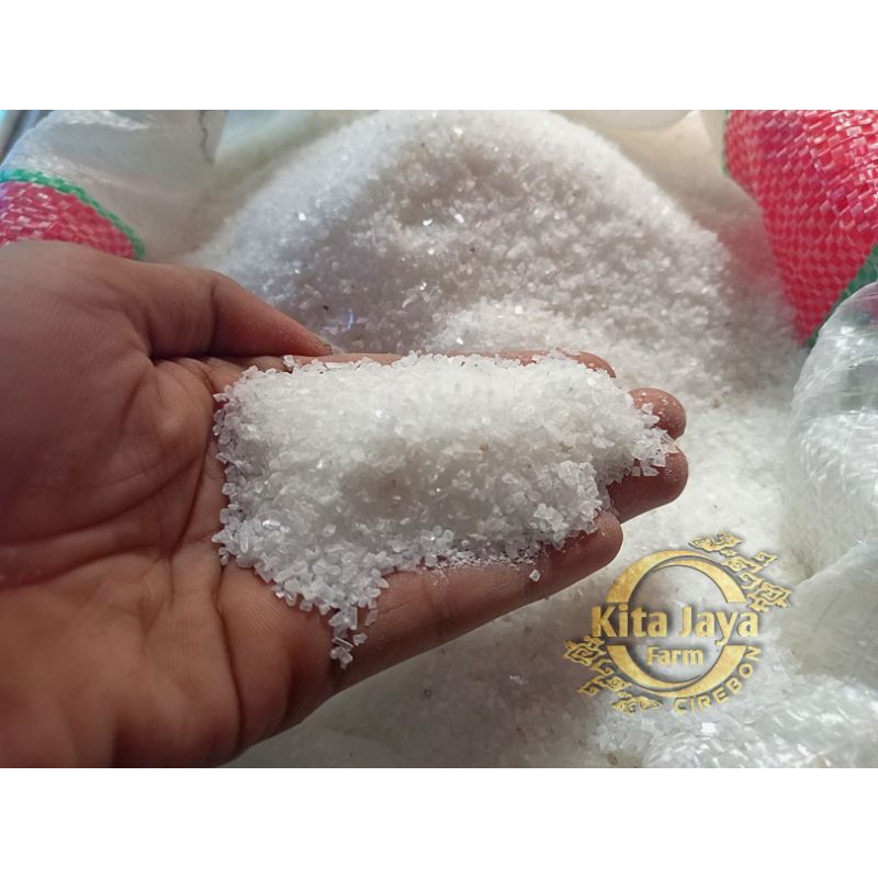 Jual Pasir Silika Putih Kristal 1kg Size No 2 Sedang Shopee Indonesia