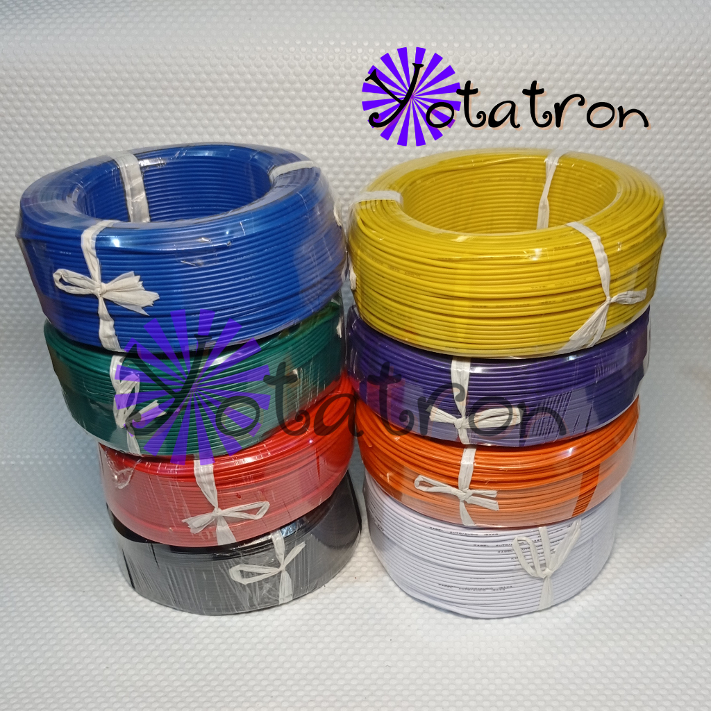 Jual Per Rol 100m Kabel AWG18 Silver Tinned Cu 18AWG Cable AWG 18 AWG ...