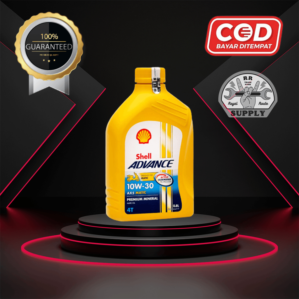 Jual Oli Shell advance ax5 matic 10w-30 premium mineral | Shopee Indonesia