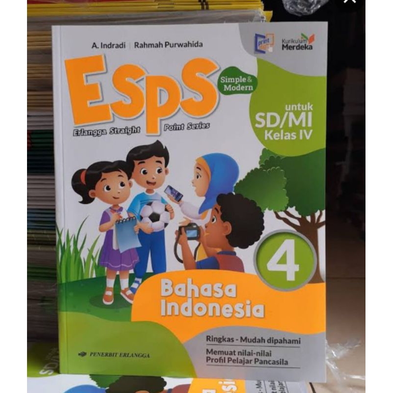 Jual Buku Esps Bahasa Indonesia Untuk SD / MI Kelas 4 Kurikulum Merdeka ...