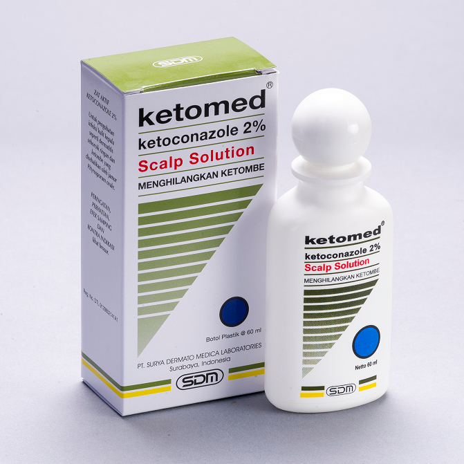 Jual Ketomed 2% Scalp Solution 60 ml | Shopee Indonesia