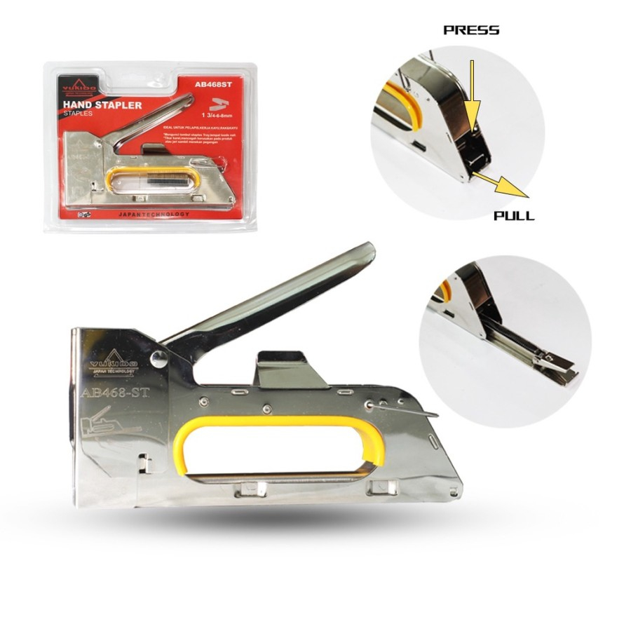 Jual PROMO TERMURAH !! HAND STAPLES GUN 3in1 GUN TACKER 4-14MM BELTER ...