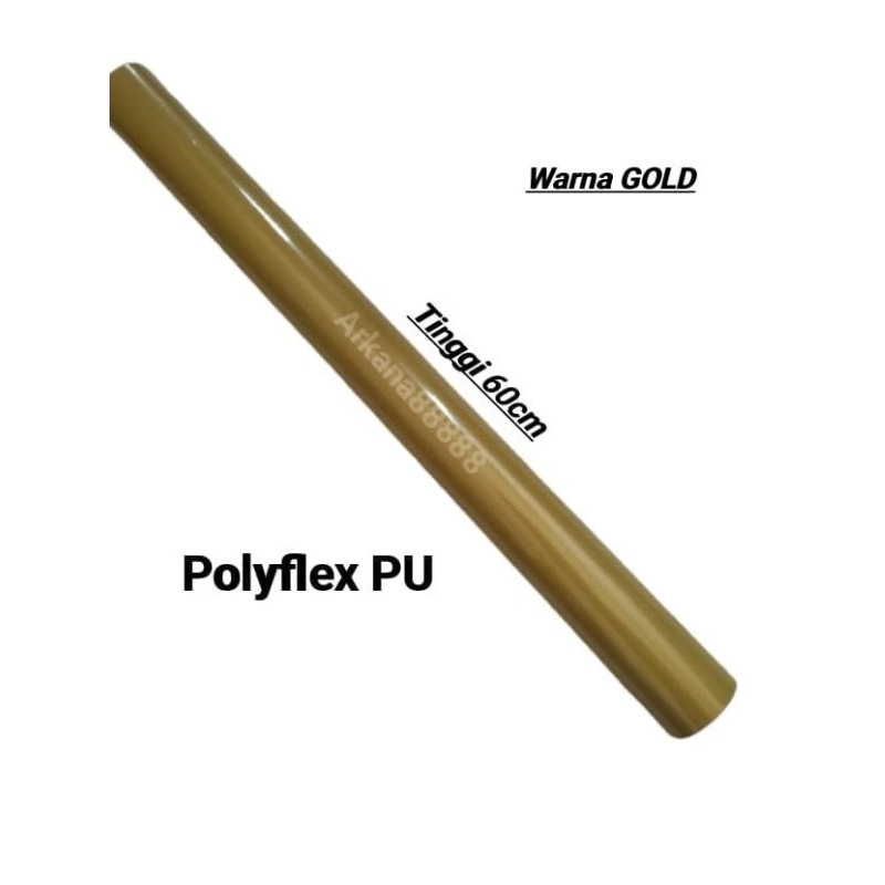 Jual polyflex PU Made in korea isi 1 meter gold | Shopee Indonesia