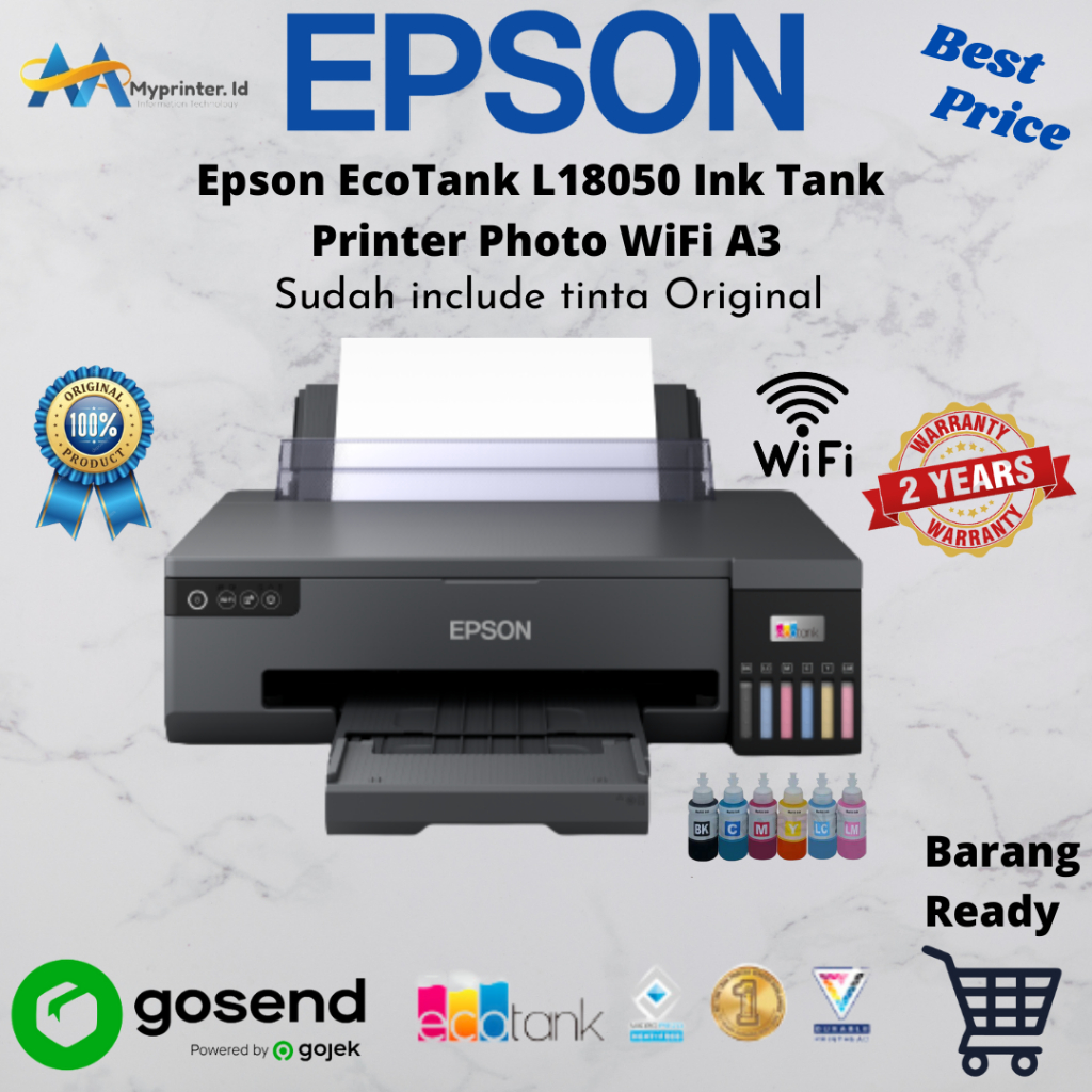 Jual Epson EcoTank L18050 Ink Tank Printer Photo WiFi A3 | Shopee Indonesia