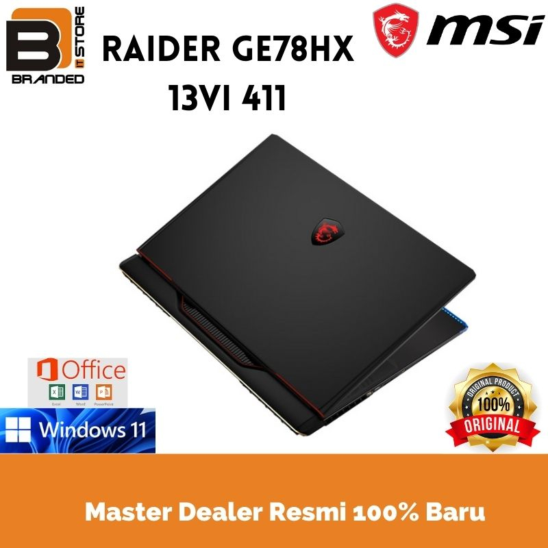 Carte Mère MSI Raider GE78HX – 607-17Q21-18S, I9-13980HX, RTX 4090 8Go – Open Box