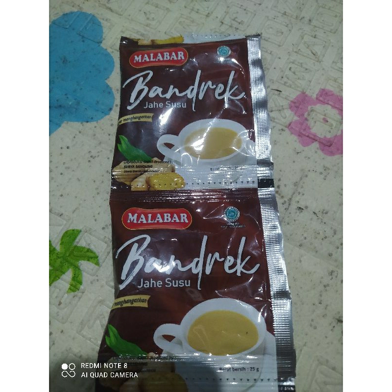 Jual Bandrek Malabar Jahe Murni Dan Susu 1 Renteng Shopee Indonesia