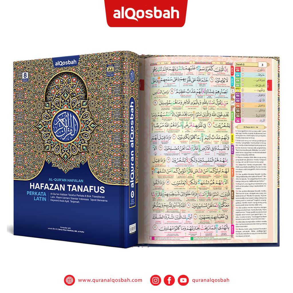 Jual Al Quran Hafalan Hafazan TANAFUS PERKATA LATIN A5 Sedang Hafalan ...