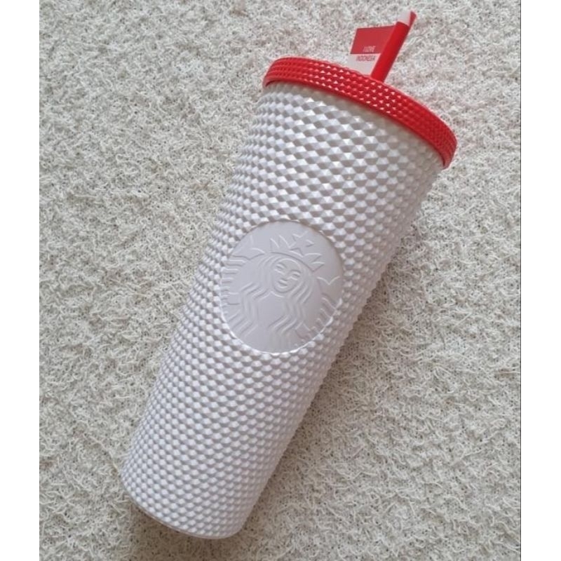 Jual Tumbler Studded Starbucks Merah Putih Shopee Indonesia