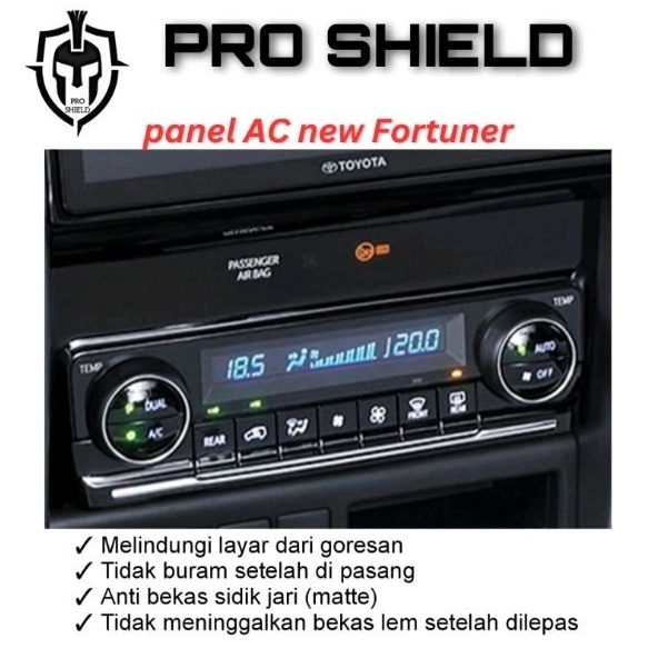 Jual Anti gores display ac new fortuner | Shopee Indonesia