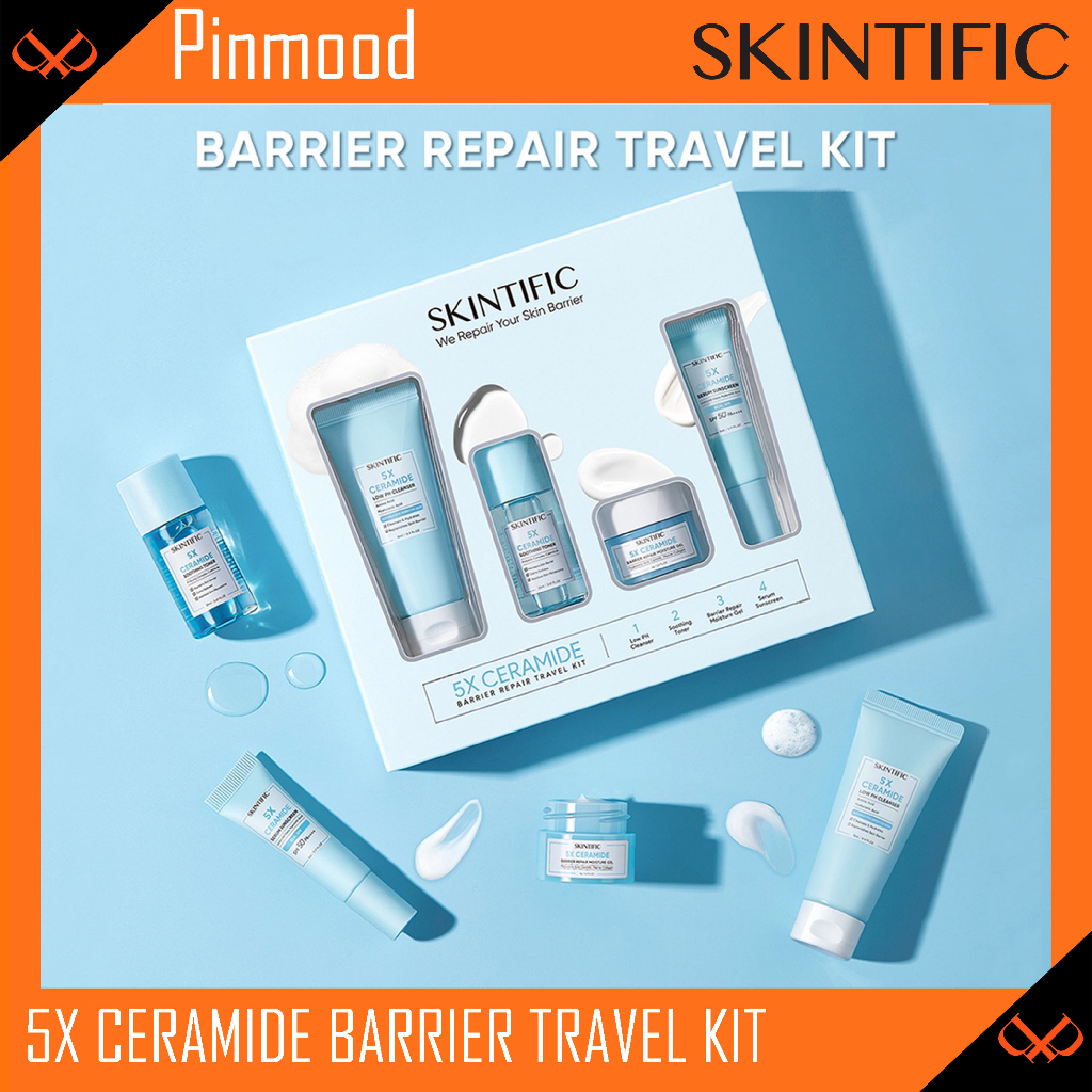 Jual SKINTIFIC 5X CERAMIDE BARRIER REPAIR TRAVEL KIT SKINCARE PAKET ...