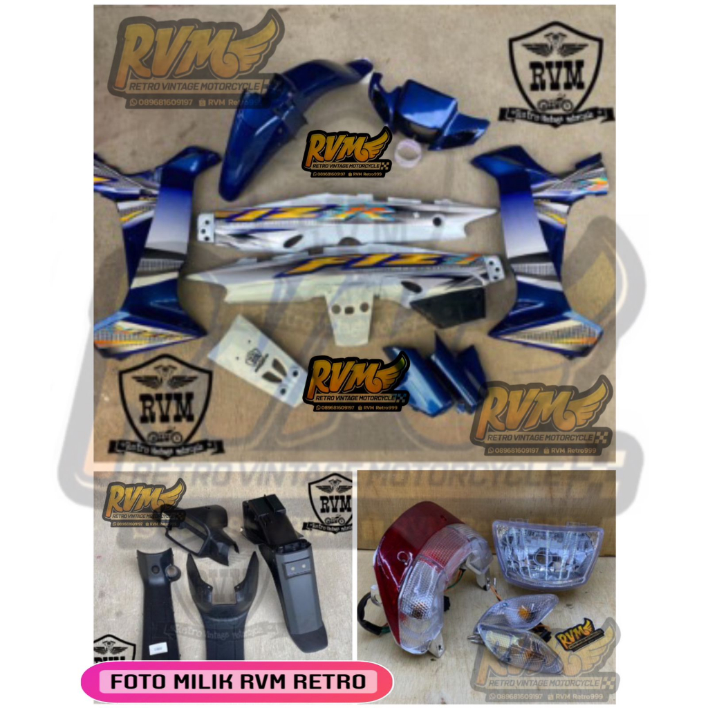 Jual full set body fiz r biru putih paket body halus set body kasar set ...