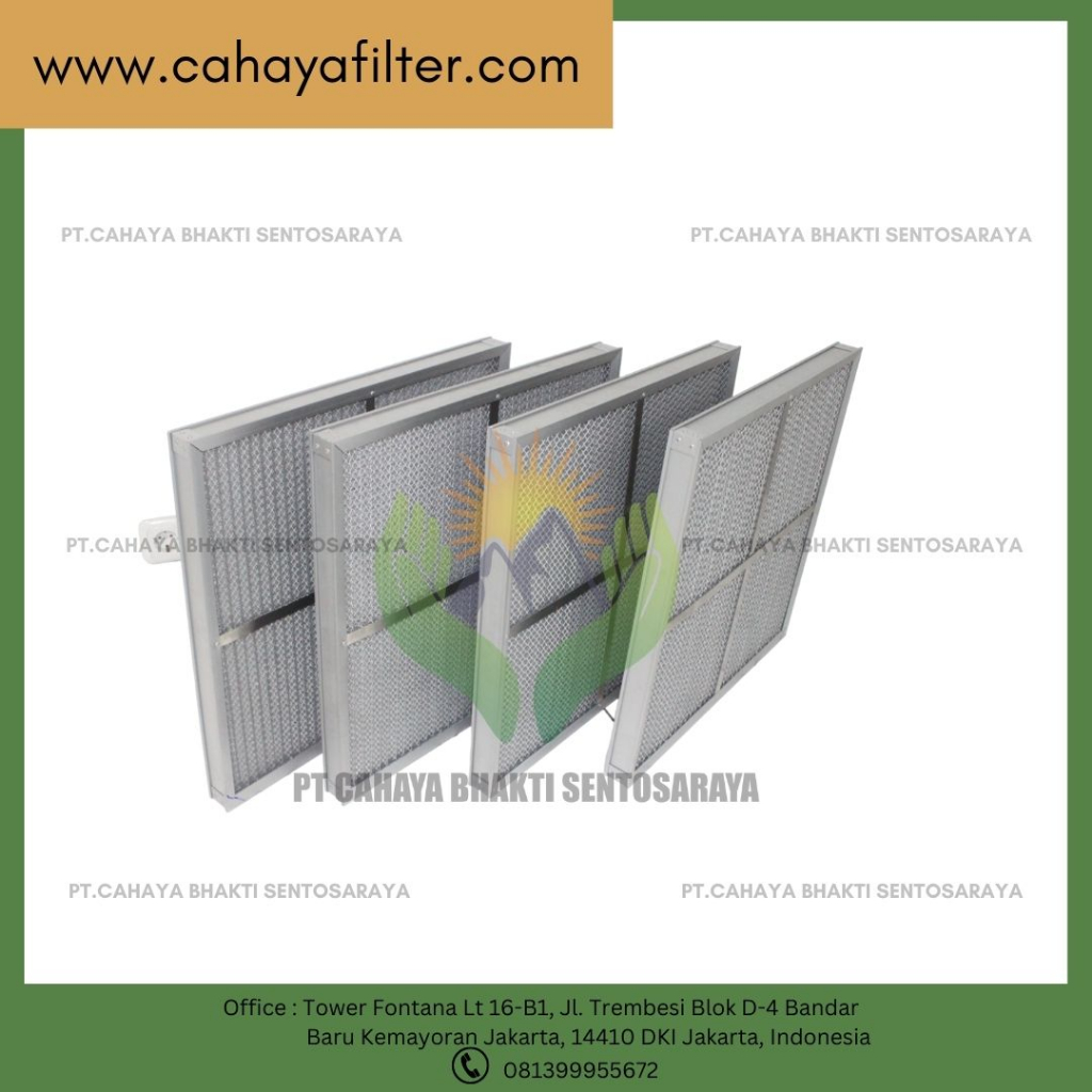 Jual Panel Metal Mesh Filter Ahu Stainless Steel Shopee Indonesia