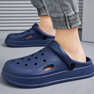 KOMIN-Sandal Kodok Pria Sendal Kodok Nyaman Sandal Selop Baim Pria Casual Sepatu Eva Cowok Stylish Terbaru Sandal Sport Sandal Kamar Mandi Antislip Sandal Rumah Baim Perawat Size 39-44