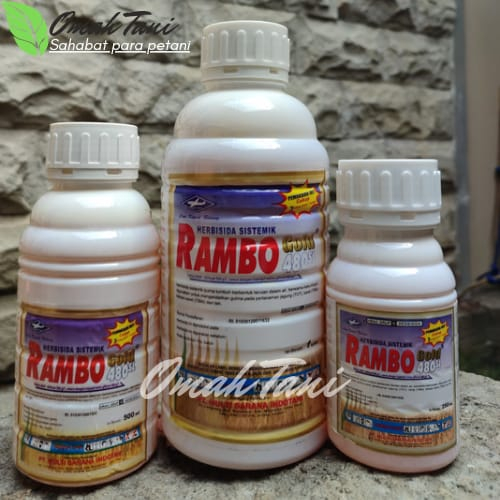 Jual RAMBO GOLD 480 SL 250ML,500ML,1LT HERBISIDA PEMBASMI RUMPUT GULMA ...