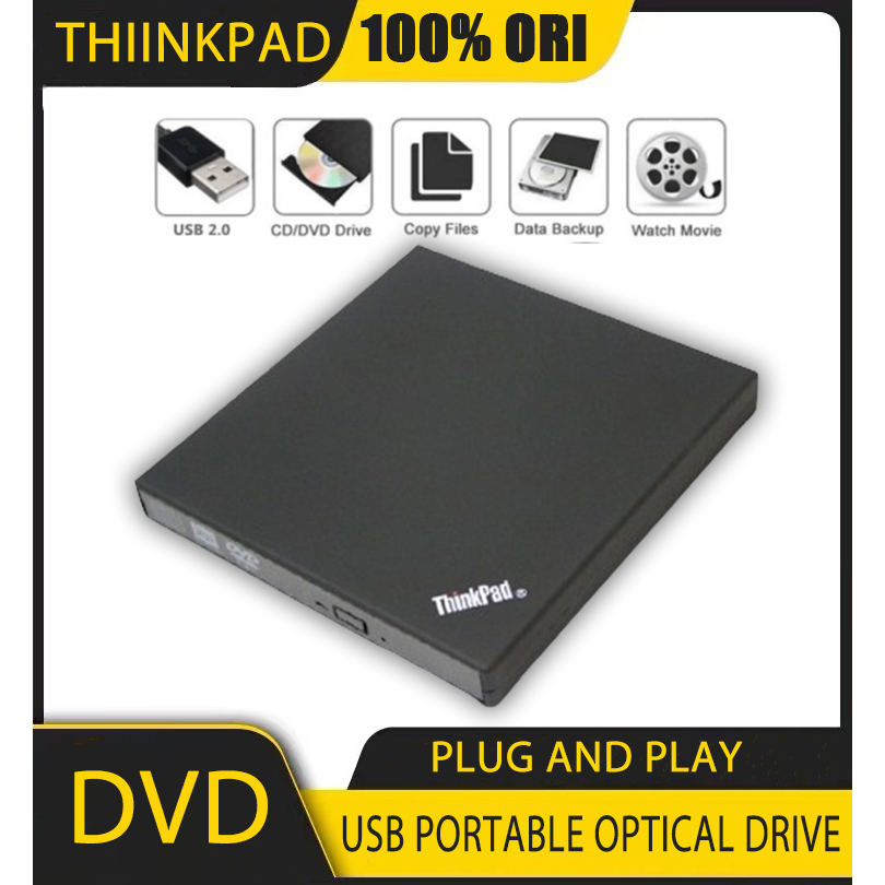 Jual DVDRW External Thinkpad Lenovo DVDROM Eksternal Portable Optical