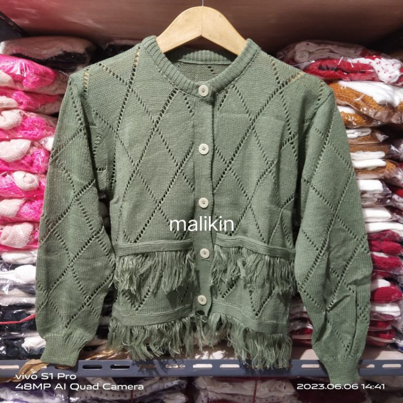 Jual Rajut Crop Top Rawis Wanita / Cardigan Rawis Indian / Cardigan ...