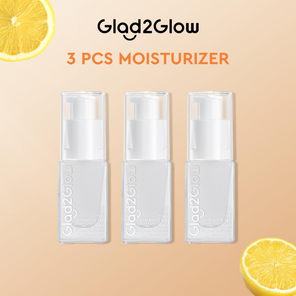 Jual GLAD2GLOW 1/2/3pcs Anti Dark Sport Serum Yuja Symwhite 377 Serum ...